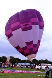 G-BNCC hot air balloon, a Thunder AX7-77. Photograph by Mike Clarke