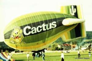 G-BNCF hot air balloon, a Cameron DP-60. Photograph by Mel Kirby