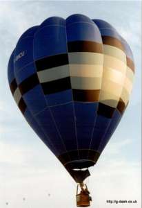 G-BNCU hot air balloon, a Thunder AX7-77. Photograph by G Duke