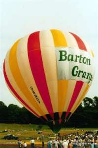 G-BNDV hot air balloon, a Cameron N-77. Photograph by G Duke