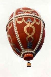 G-BNFK hot air balloon, a Cameron EGG-89. Photograph by Bill Teasdale