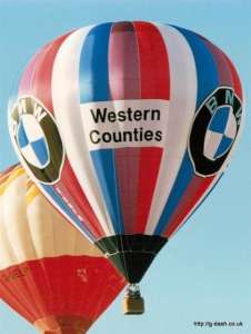 G-BNFN hot air balloon, a Cameron N-105. Photograph by G Duke