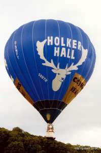 G-BNFY hot air balloon, a Cameron N-77. Photograph by Mike Clarke