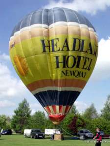 G-BNGP hot air balloon, a Thunder AND Colt Colt 77A. Photograph by Balloon Spotters Archive