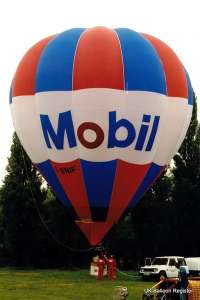 G-BNIF hot air balloon, a Cameron O-56. Photograph by Mike Clarke