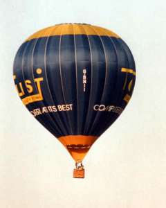 G-BNII hot air balloon, a Cameron N-90. Photograph by Paul Coman