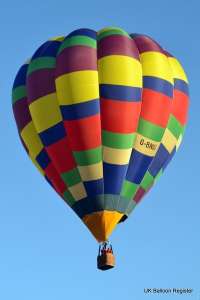 G-BNIU hot air balloon, added to the archive 27 August 2026. Photograph by Christoff Deyaert