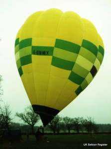 G-BNMX hot air balloon, added to the archive 27 August 2026. Photograph by Mel Kirby