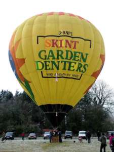 G-BNPE hot air balloon, a Cameron N-77. Photograph by Balloon Spotters Archive