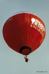 G-BNPI hot air balloon, a Thunder AND Colt Colt 21A. Photograph by Mike Clarke
