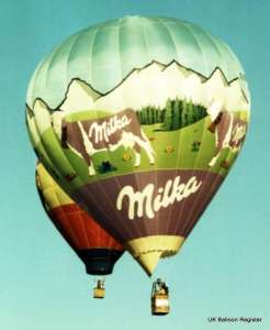 G-BNPP hot air balloon, a Thunder AND Colt Colt 90A. Photograph by Mel Kirby