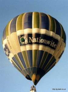 G-BNTZ hot air balloon, a Cameron N-77. Photograph by G Duke