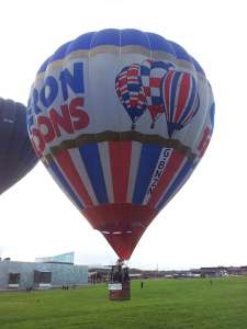 G-BNZN hot air balloon, a Cameron N-56. Photograph by Per Lesser