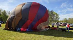 G-BOAL hot air balloon, a Cameron V-65. Photograph by Dave