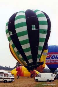 G-BOAO hot air balloon, a Thunder AX7-77. Photograph by Mike Clarke