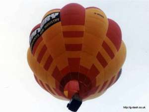 G-BOBD hot air balloon, a Cameron O-160. Photograph by G Duke