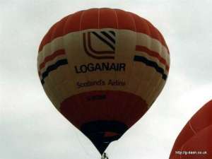 G-BOBR hot air balloon, a Cameron N-77. Photograph by G Duke