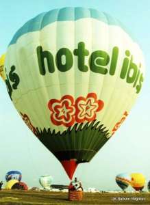 G-BOGH hot air balloon, a Cameron N-160. Photograph by Mel Kirby