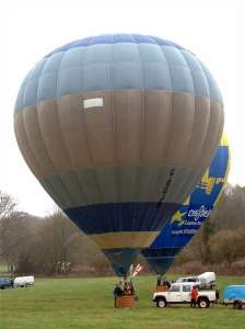 G-BOJD hot air balloon, a Cameron N-77. Photograph by Balloon Spotters Archive