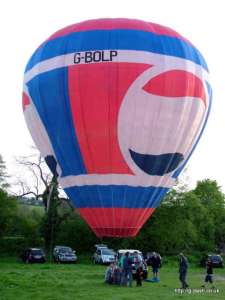 G-BOLP hot air balloon, a Thunder AND Colt Colt 21A. Photograph by Balloon Spotters Archive
