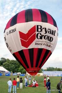 G-BONV hot air balloon, added to the archive 27 August 2026. Photograph by Mike Clarke