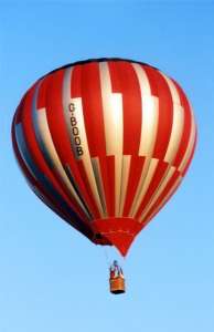 G-BOOB hot air balloon, a Cameron N-65. Photograph by Balloon Spotters Archive