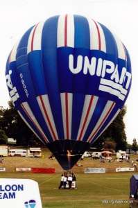 G-BOOP hot air balloon, a Cameron N-90. Photograph by Mike Clarke