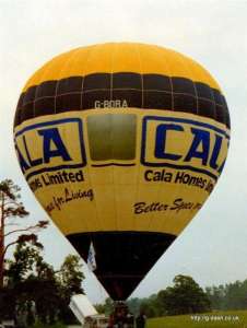 G-BORA hot air balloon, a Thunder AND Colt Colt 77A. Photograph by G Duke