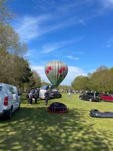 G-BORN hot air balloon, a Cameron N-77, added to the archive 14 September 2026. Photograph by Cera168_