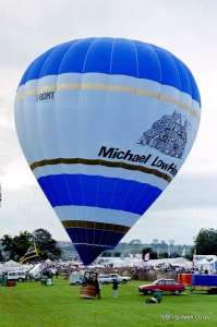 G-BORT hot air balloon, a Thunder AND Colt Colt 77A. Photograph by Mike Clarke