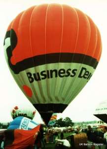 G-BORZ hot air balloon, a Cameron N-77. Photograph by Mel Kirby