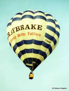 G-BOWU hot air balloon, a Cameron O-84. Photograph by Mel Kirby