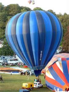 G-BOYS hot air balloon, a Cameron N-77. Photograph by Balloon Spotters Archive