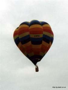 G-BPBX hot air balloon, a Cameron V-77. Photograph by G Duke