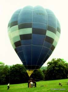 G-BPBZ hot air balloon, a Thunder AX7-77, added to the archive 7 September 2026. Photograph by Mel Kirby