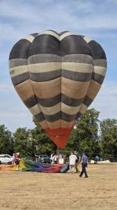 G-BPDF hot air balloon, a Cameron V-77. Photograph by Dave