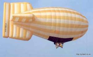 G-BPFF hot air balloon, a Cameron DP-70. Photograph by slowfly.it
