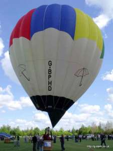 G-BPHD hot air balloon, a Cameron N-42. Photograph by Balloon Spotters Archive
