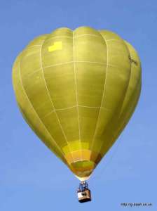 G-BPHU hot air balloon, a Thunder AX7-77. Photograph by Balloon Spotters Archive