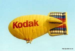 G-BPIA hot air balloon, a Cameron DP-90. Photograph by G Duke