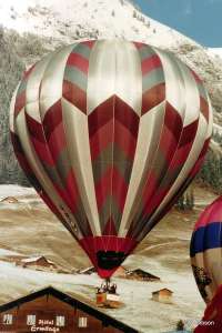 G-BPMY hot air balloon, a Cameron N-120. Photograph by A Gibson