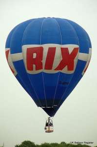 G-BPPA hot air balloon, a Cameron O-65. Photograph by Richard Bowater