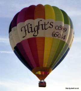 G-BPPJ hot air balloon, a Cameron A-180. Photograph by Andy Davey