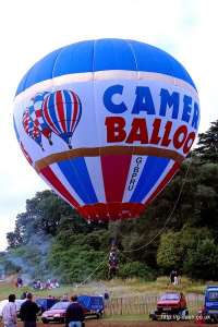 G-BPRU hot air balloon, a Cameron H-20. Photograph by Mike Clarke