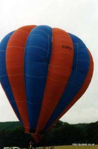 G-BPSI hot air balloon, a Thunder AX10-160. Photograph by G Duke