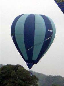 G-BPSJ hot air balloon, a Thunder AX6-56. Photograph by Mark Stelling