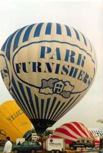 G-BPSZ hot air balloon, a Cameron N-180. Photograph by G Duke