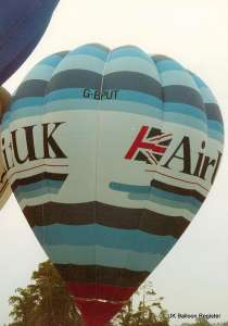 G-BPUT hot air balloon, a Champion Aircraft Corporation Aeronca 7AC. Photograph by G Duke