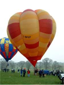 G-BPXF hot air balloon, a Cameron V-65, added to the archive 7 September 2026. Photograph by Balloon Spotters Archive