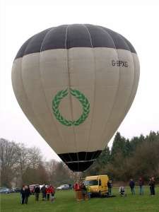 G-BPXG hot air balloon, a Thunder AND Colt Colt 42A. Photograph by Balloon Spotters Archive